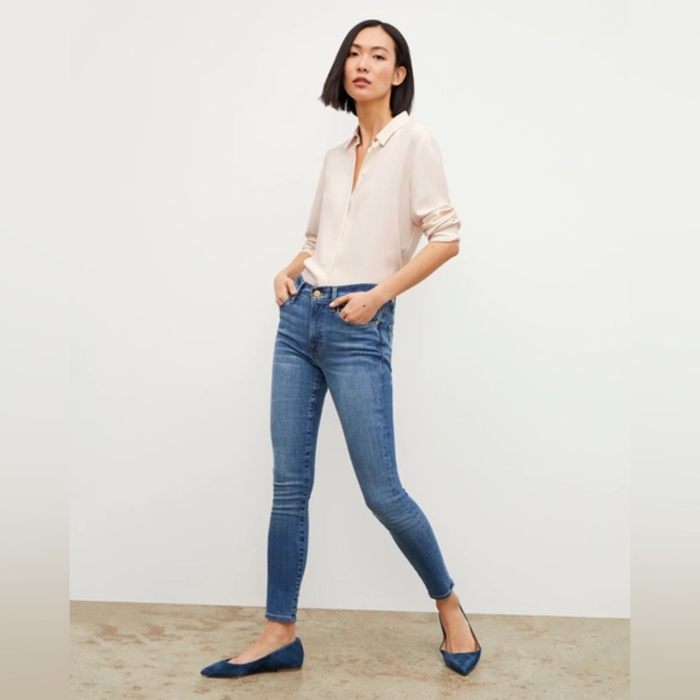 Frame Le High Skinny High Rise Denim Jeans 27